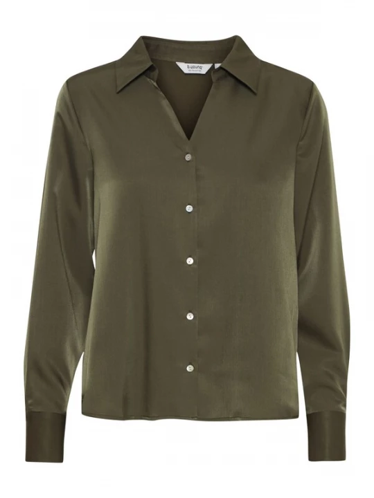 Foto van product b.young Blouse 'Dolora' olijfgroen
