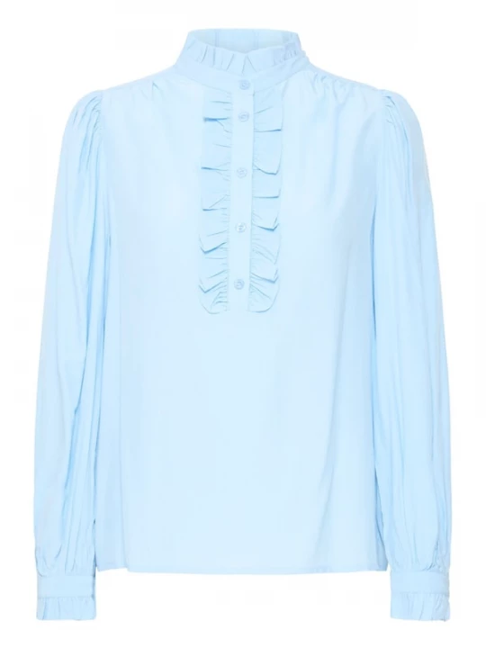 Foto van product b.young Blouse 'Fenja' lichtblauw