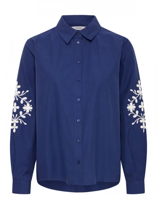Foto van product b.young Blouse ' Hetila' enziaan / wit