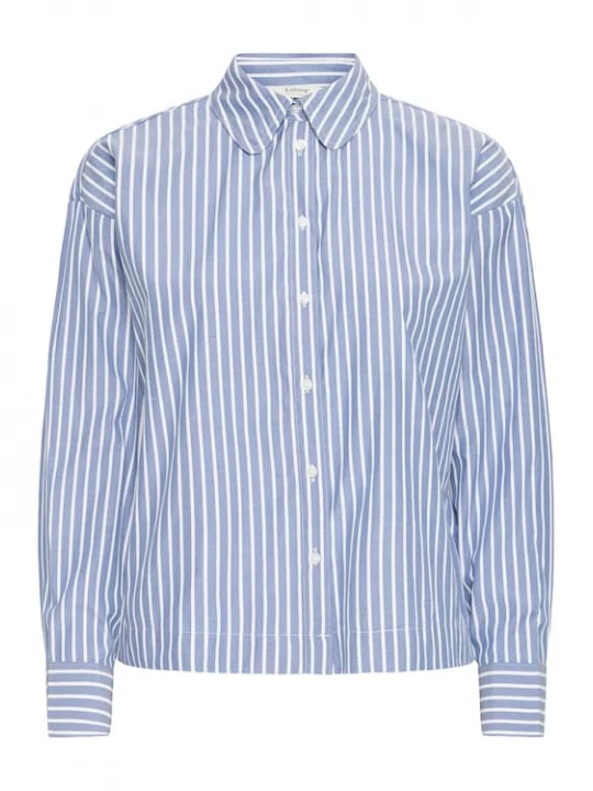 Foto van product b.young Blouse 'HILDE' blauw / wit
