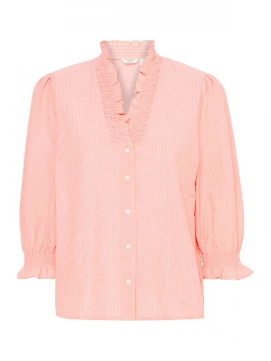 Foto van product b.young Blouse 'Istribe' rosé / wit