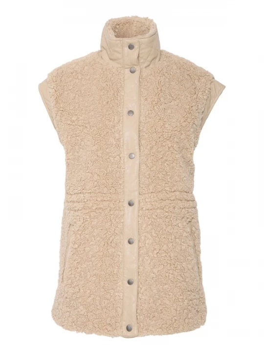 Foto van product b.young Bodywarmer ' ANAMAJ' beige