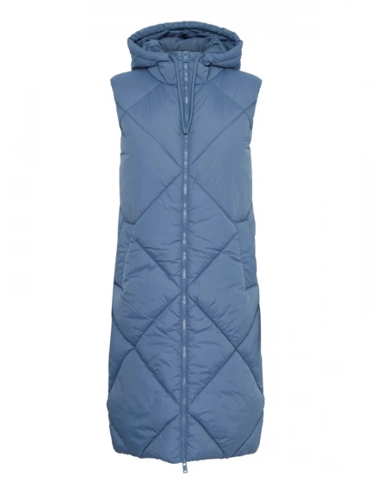 Foto van product b.young Bodywarmer 'BOMINA' duifblauw