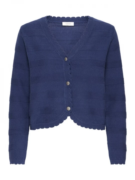 Foto van product b.young Gebreid vest 'BYMikala' blauw