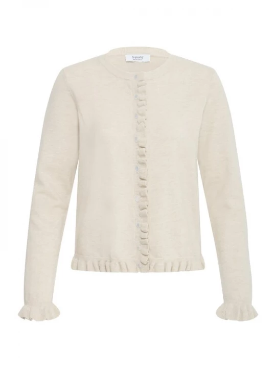 Foto van product b.young Gebreid vest 'BYXMARSINE' crème
