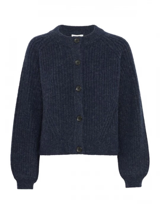 Foto van product b.young Gebreid vest 'Nello' marine