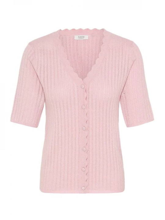 Foto van product b.young Gebreid vest pink