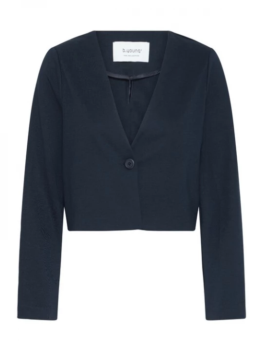 Foto van product b.young Gebreid vest 'RIZETTA' saffier