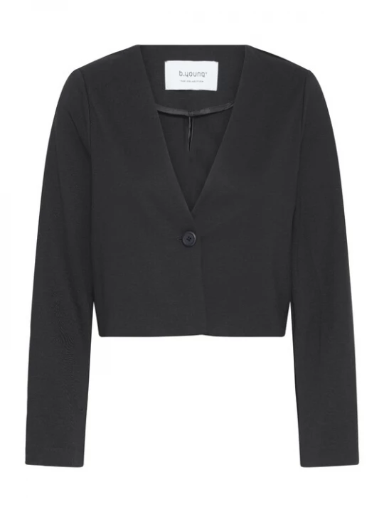 Foto van product b.young Gebreid vest 'RIZETTA' zwart
