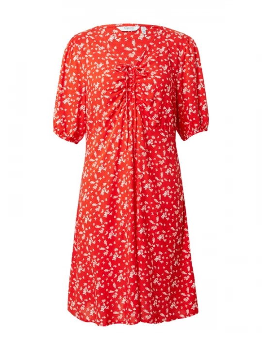 Foto van product b.young Jurk 'JOELLA' rood / wit