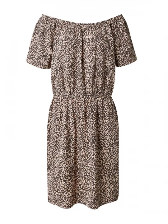 Foto van product b.young Jurk 'PANDINNA' beige / zwart