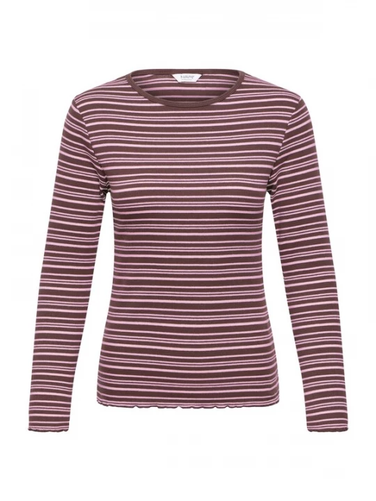 Foto van product b.young Shirt 'BYTONE' kastanjebruin / rosa