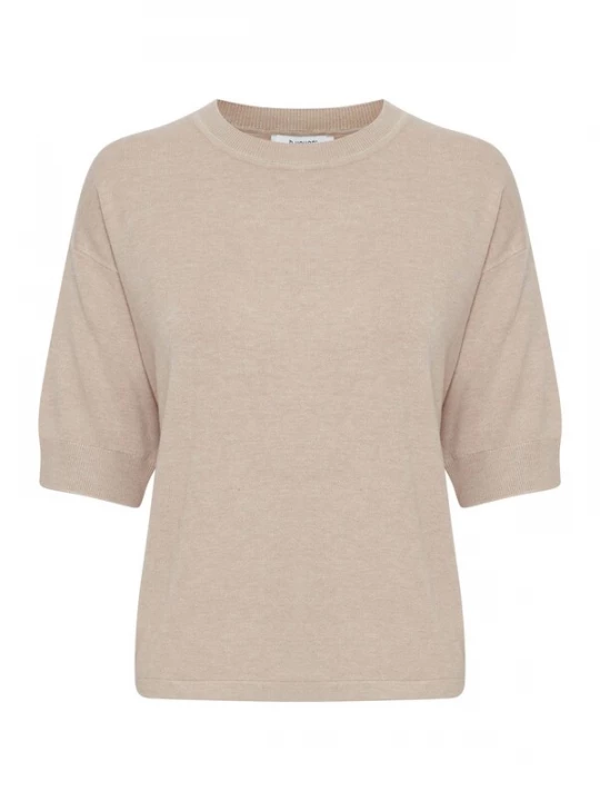 Foto van product b.young Shirt 'MORLA' beige gemêleerd
