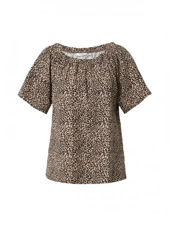 Foto van product b.young Shirt 'PANDINNA' bruin / lichtbruin / zwart