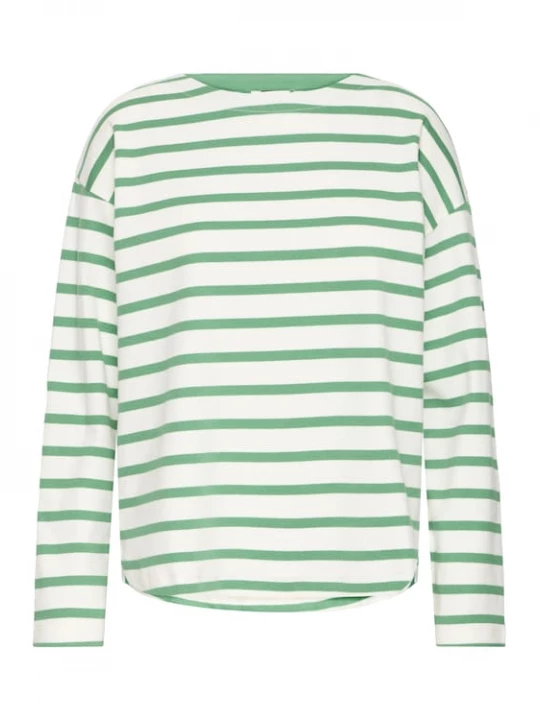 Foto van product b.young Shirt ' Ramsi ' groen / wit