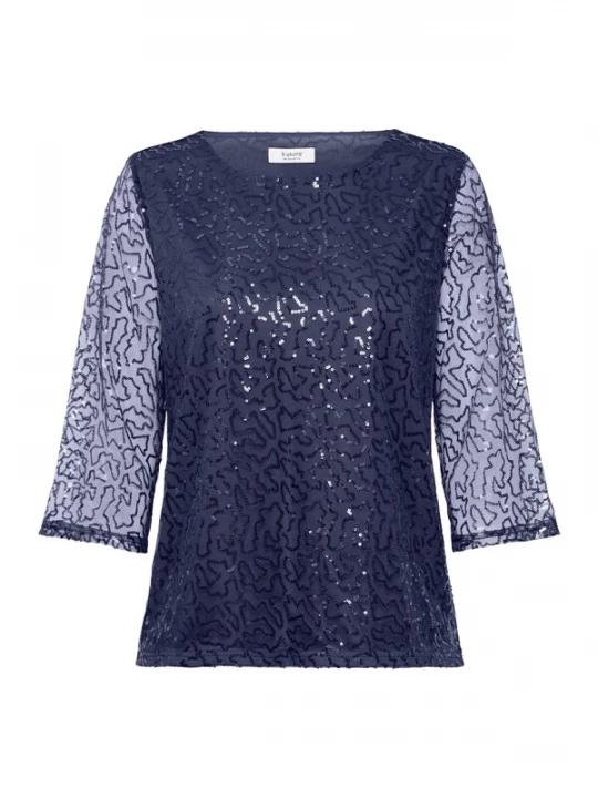 Foto van product b.young Shirt 'Soffa' donkerblauw