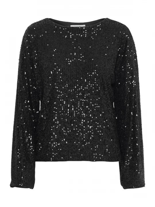 Foto van product b.young Shirt 'Solia' zwart