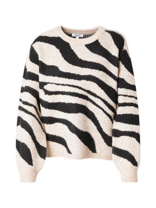 Foto van product b.young Trui 'BXMINYA' beige / zwart
