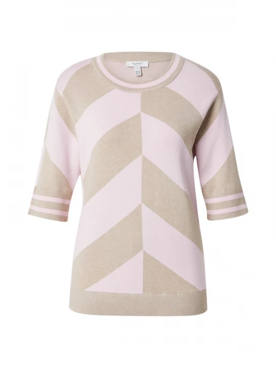 Foto van product b.young Trui 'Morla' beige / rosa
