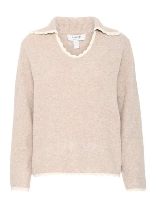 Foto van product b.young Trui 'NINNA' beige