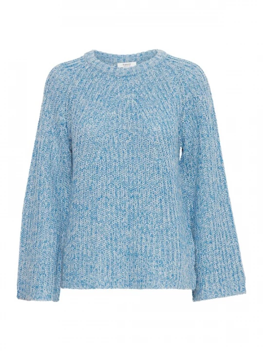 Foto van product b.young Trui 'Nomi' blauw gemêleerd