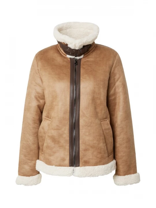 Foto van product b.young Winterjas 'Asanne' bruin / lichtbruin