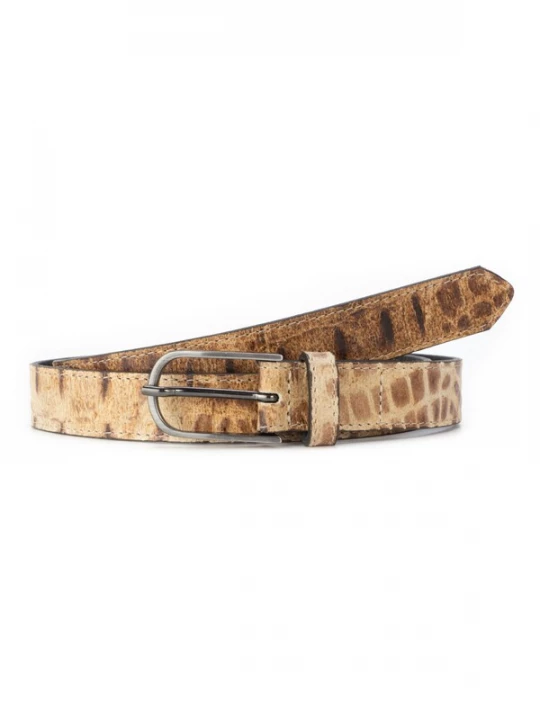 Foto van product BA98 Riem beige / bruin gemêleerd