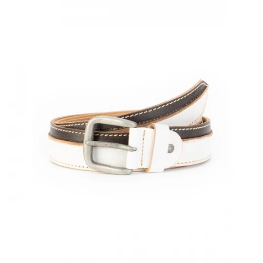 Foto van product BA98 Riem grijs / wit