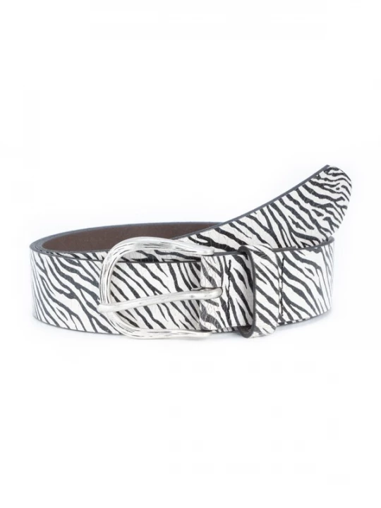 Foto van product BA98 Riem zwart / wit