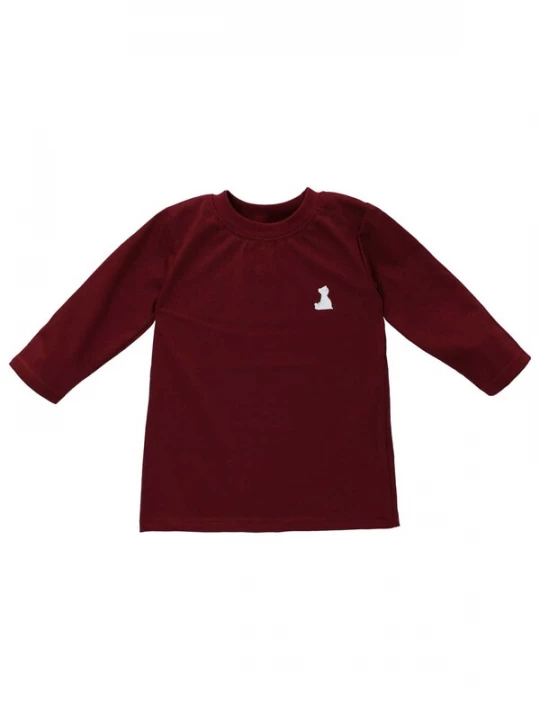 Foto van product Baby Sweets Shirt 'Bruno der Eisbär' bordeaux / wit
