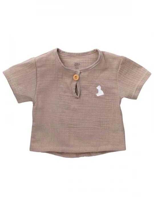 Foto van product Baby Sweets Shirt 'Bruno der Eisbär' bruin / wit