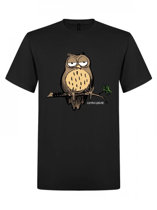 Foto van product Bad Nature Shirt 'Bad Nature Owl T-Shirt' zwart