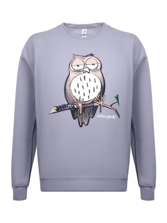 Foto van product Bad Nature Sweatshirt 'Bad Nature Owl Sweatshirt Sweatshirt' grijs