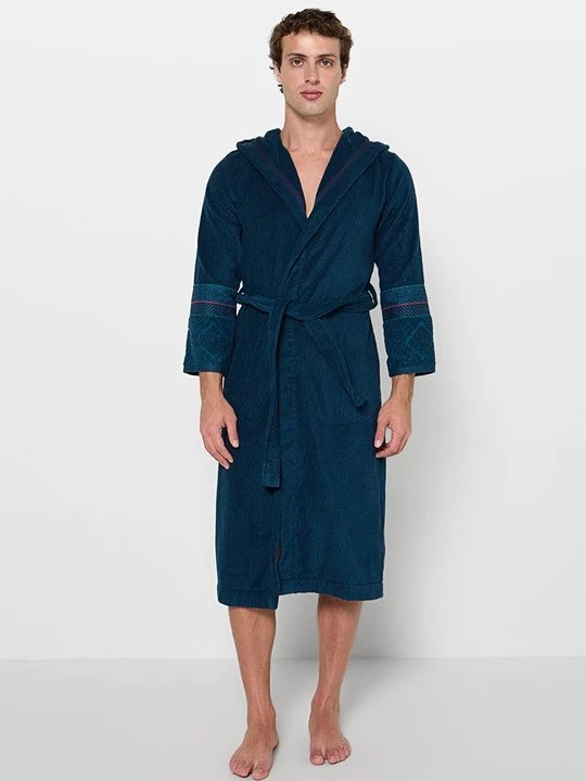 Foto van product Badjas PiP Studio donkerblauw