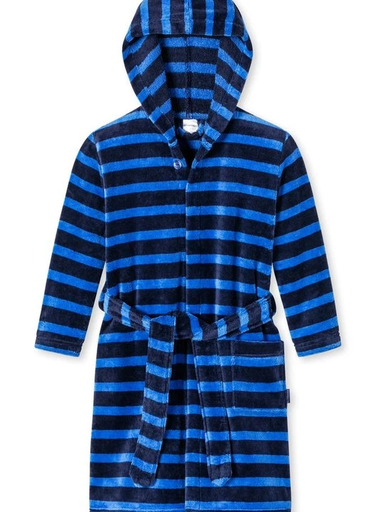 Foto van product Badjas Schiesser donkerblauw