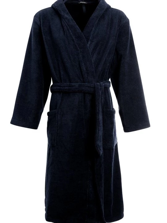 Foto van product Badjas Schiesser donkerblauw