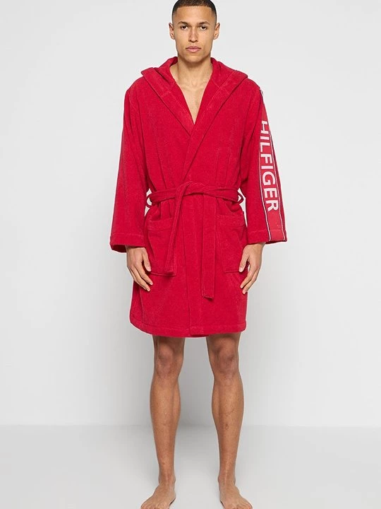 Foto van product Badjas Tommy Hilfiger rood
