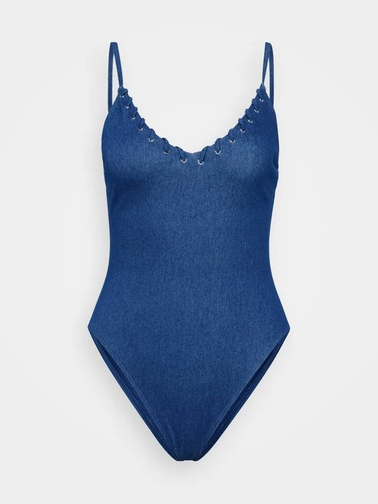 Foto van product Badpak Good American donkerblauw denim