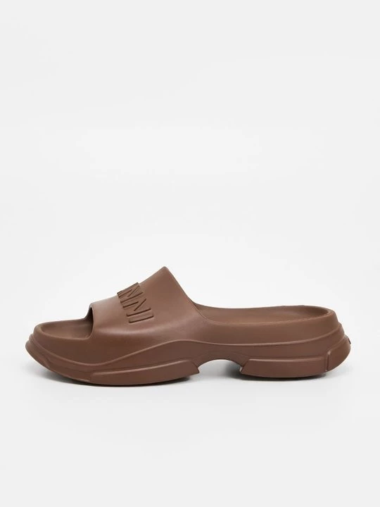 Foto van product Badslippers Ganni bruin