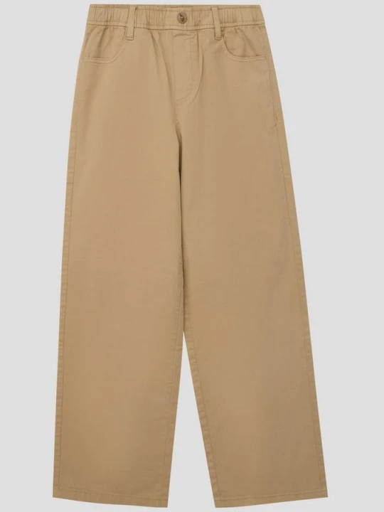 Foto van product Baggy pull-on / Relaxed Fit / Halfhoog / Wijde pijpen s.Oliver bruin