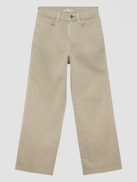 Foto van product Baggy / Relaxed Fit / Halfhoog / Wijde pijpen s.Oliver beżowy