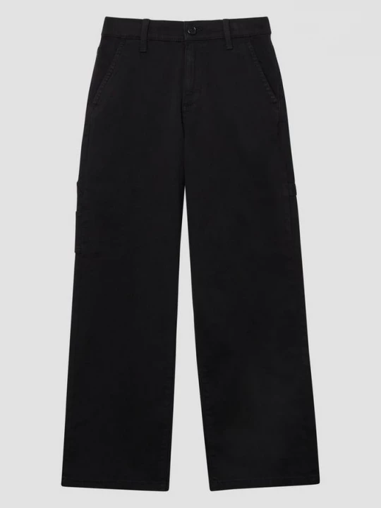 Foto van product Baggy / Relaxed Fit / Halfhoog / Wijde pijpen / Werkerstijl s.Oliver zwart