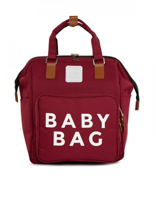 Foto van product Bagmori Luiertas bruin / bordeaux / wit