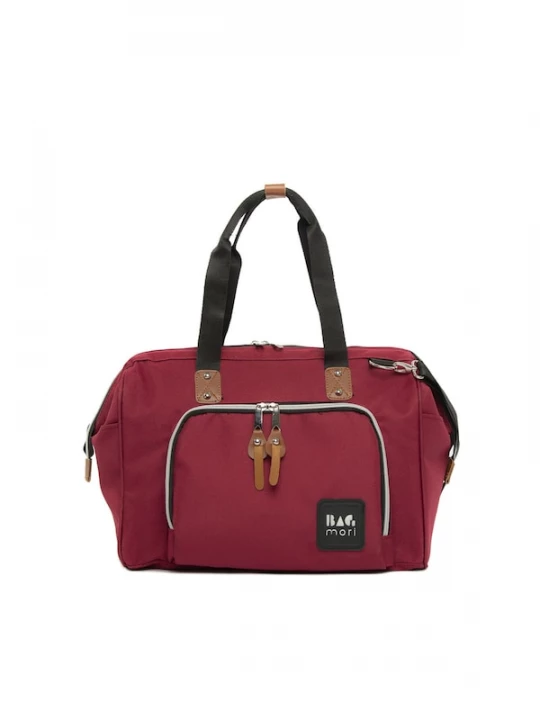 Foto van product Bagmori Luiertas bruin / bordeaux / zwart