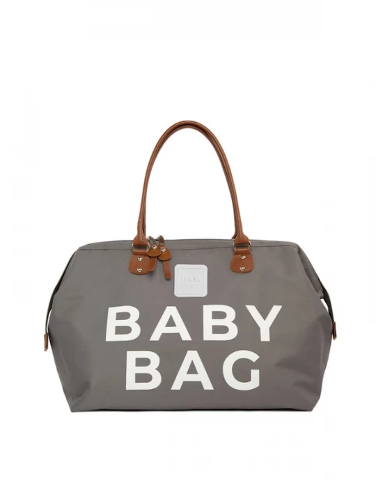 Foto van product Bagmori Luiertas bruin / grijs / wit