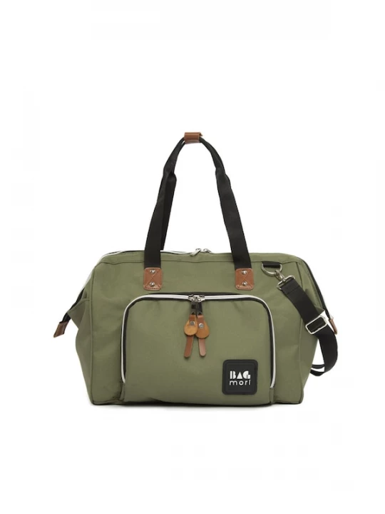 Foto van product Bagmori Luiertas bruin / olijfgroen / zwart / wit