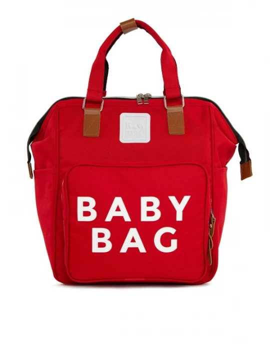 Foto van product Bagmori Luiertas bruin / rood / wit