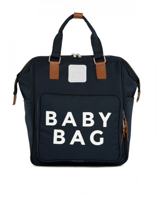 Foto van product Bagmori Luiertas nachtblauw / bruin / wit