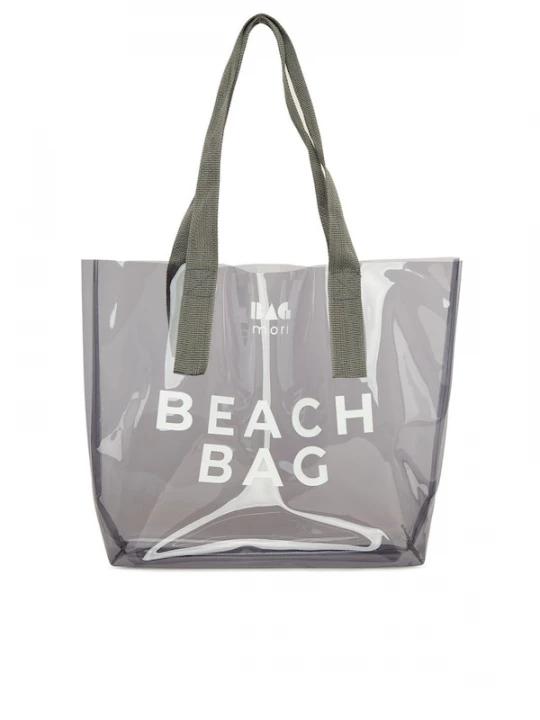 Foto van product Bagmori Strandtas grijs / wit