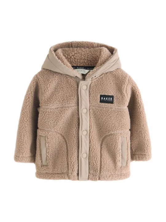 Foto van product Baker by Ted Baker Fleece jas taupe